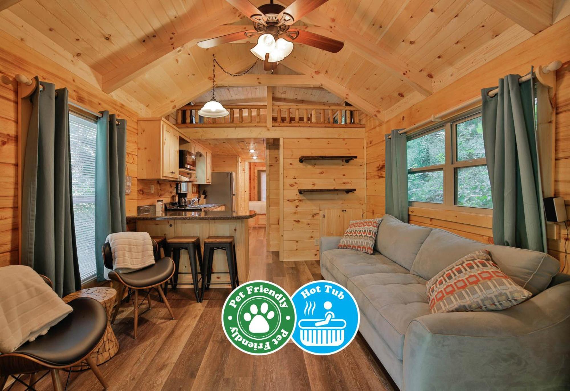 Bryce Cabin Lookout Mtn Tiny Home W Swim Spa Chattanooga Bagian luar foto